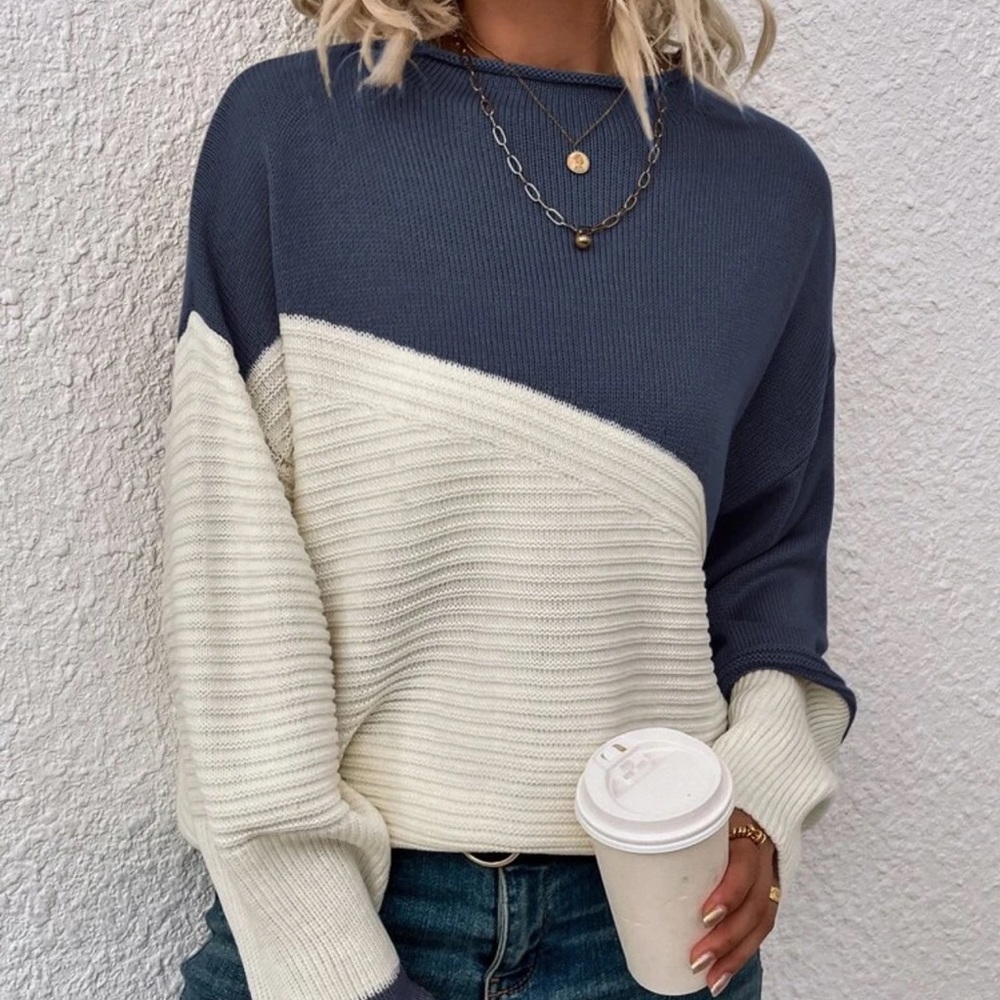 Beautiful woman sweater